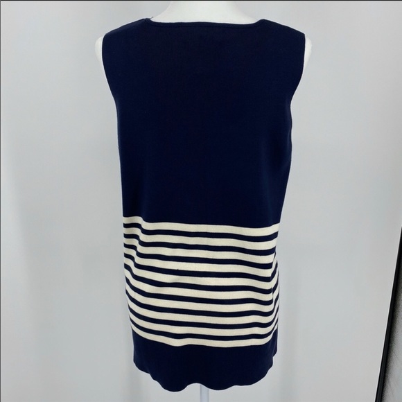 RALPH LAUREN | Navy Sleeveless Sweater Vest Tank - Picture 2 of 4